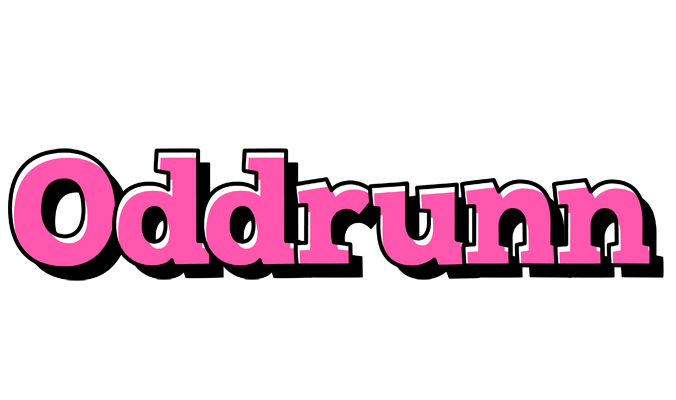 Oddrunn girlish logo