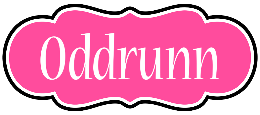 Oddrunn invitation logo
