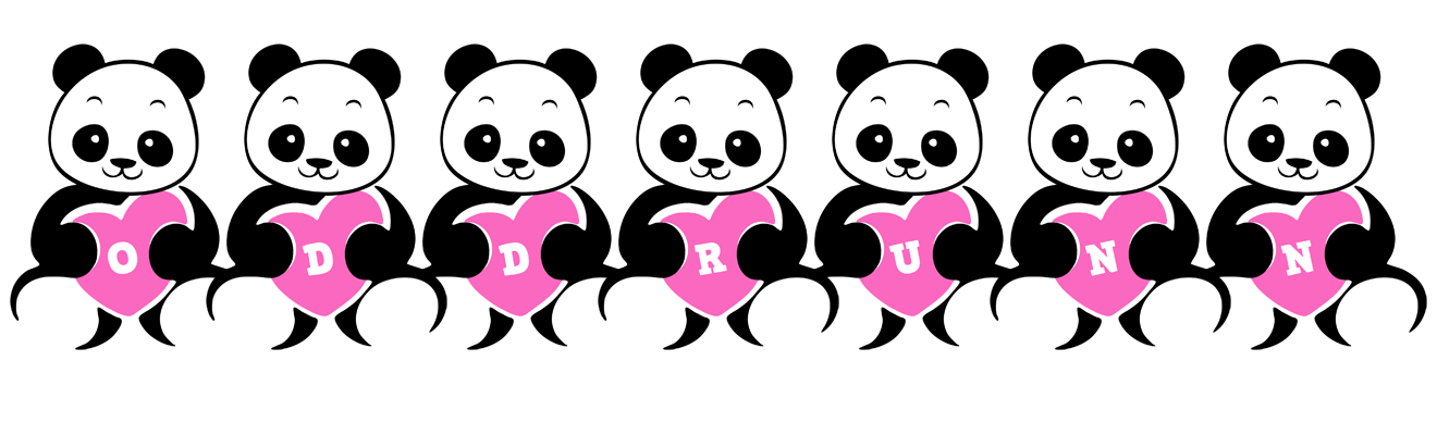 Oddrunn love-panda logo