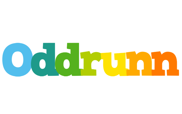 Oddrunn rainbows logo
