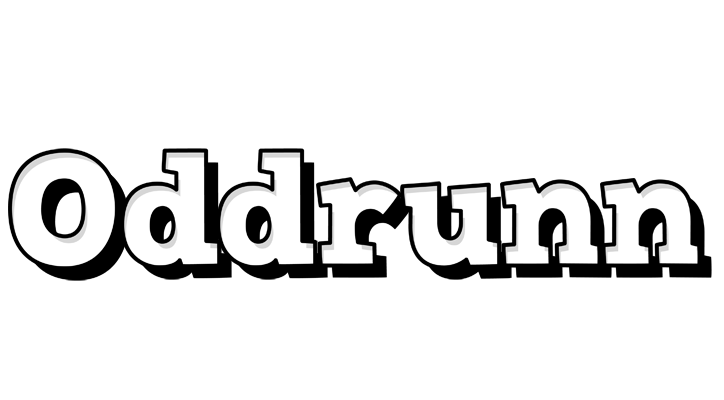Oddrunn snowing logo