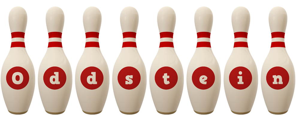 Oddstein bowling-pin logo