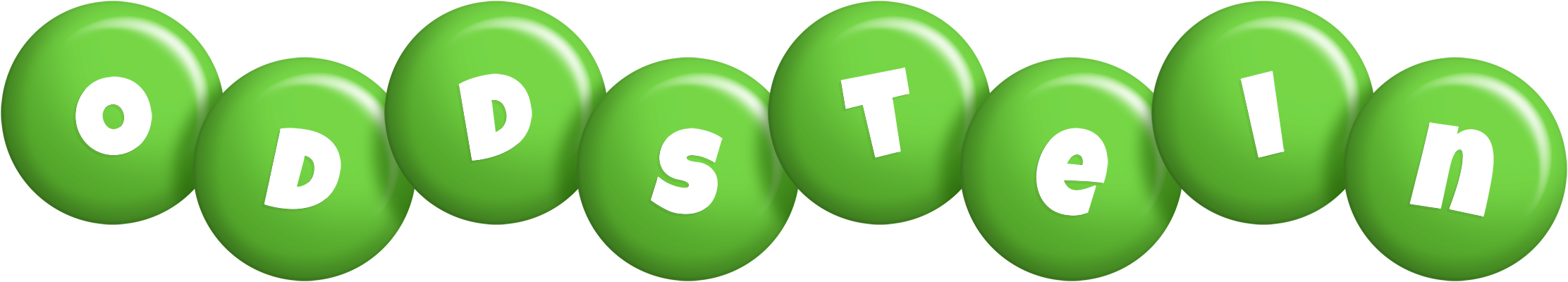 Oddstein candy-green logo