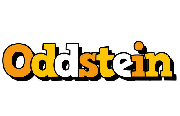Oddstein cartoon logo
