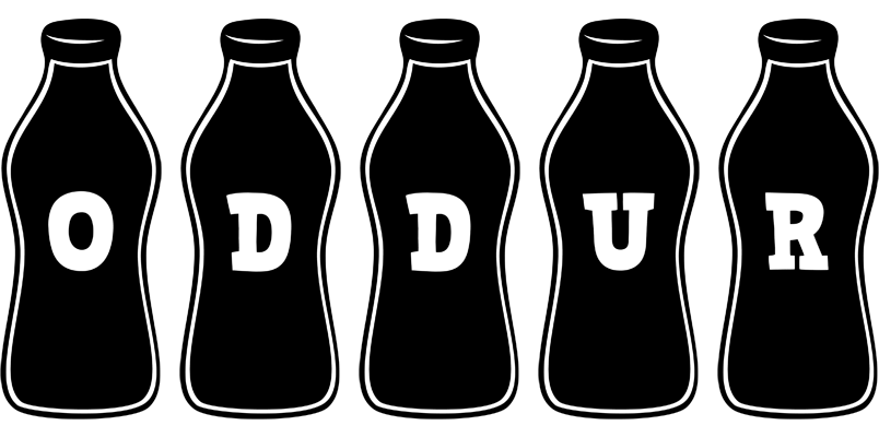 Oddur bottle logo