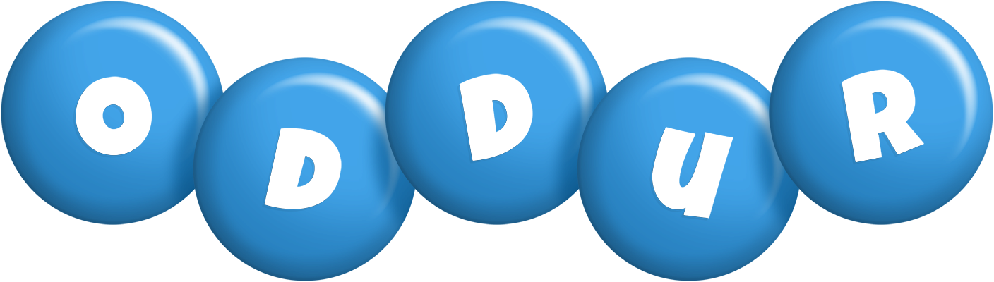 Oddur candy-blue logo