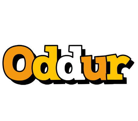 Oddur cartoon logo
