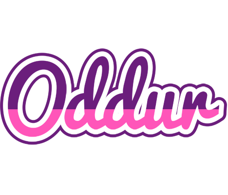 Oddur cheerful logo
