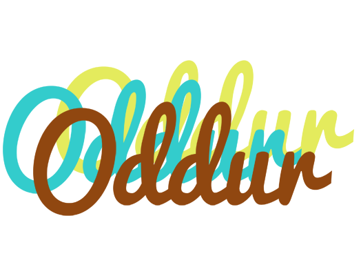 Oddur cupcake logo