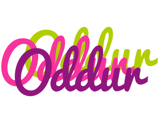 Oddur flowers logo