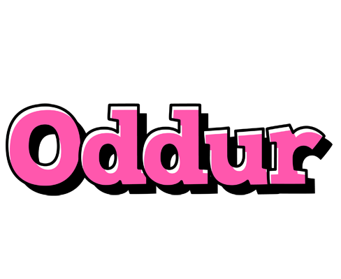 Oddur girlish logo