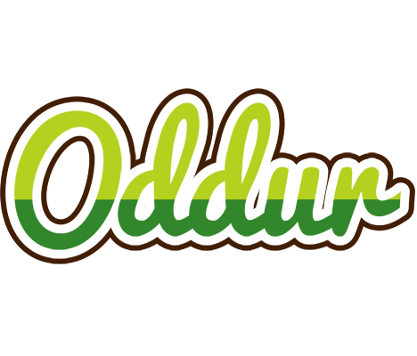 Oddur golfing logo