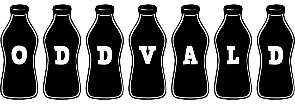 Oddvald bottle logo