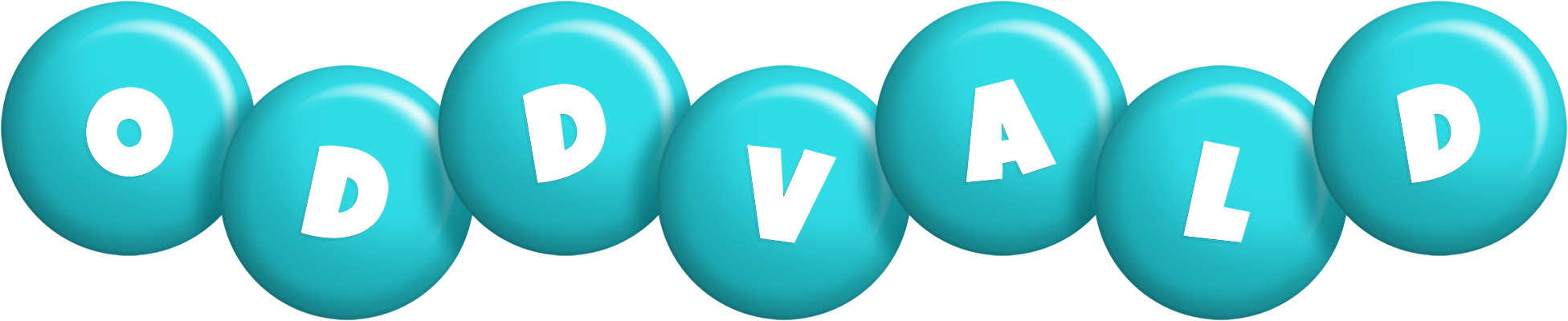 Oddvald candy-azur logo