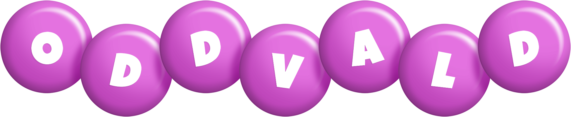 Oddvald candy-purple logo
