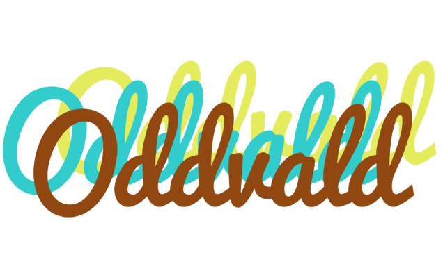 Oddvald cupcake logo