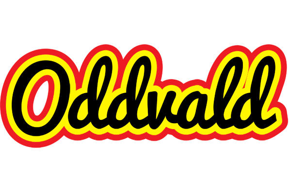 Oddvald flaming logo