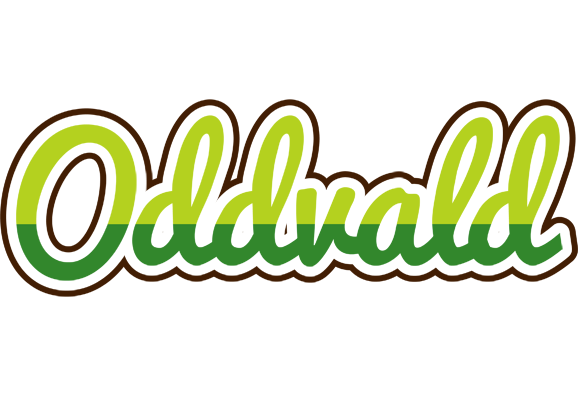 Oddvald golfing logo