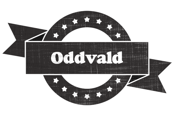 Oddvald grunge logo