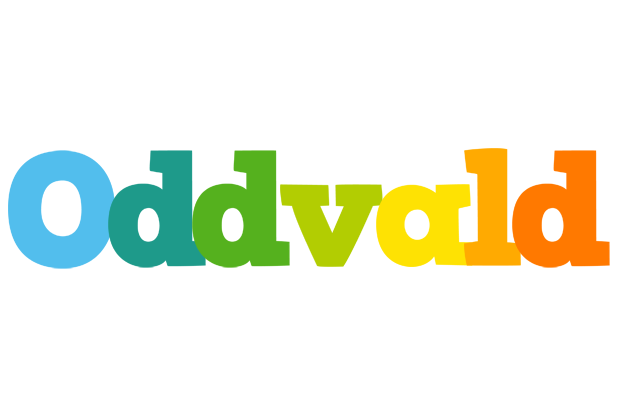 Oddvald rainbows logo