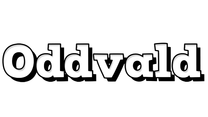 Oddvald snowing logo