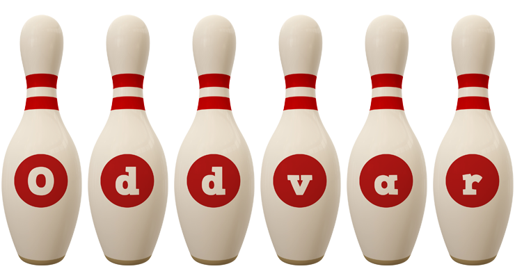 Oddvar bowling-pin logo