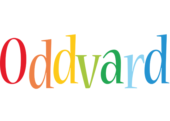 Oddvard birthday logo