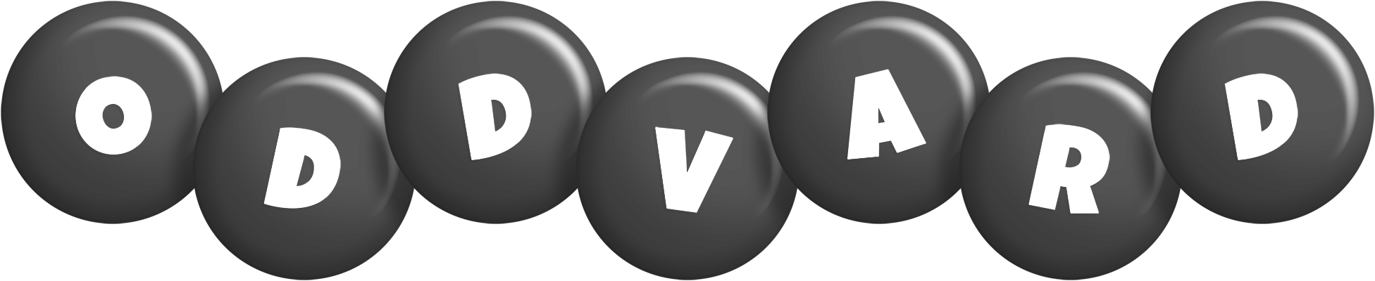 Oddvard candy-black logo