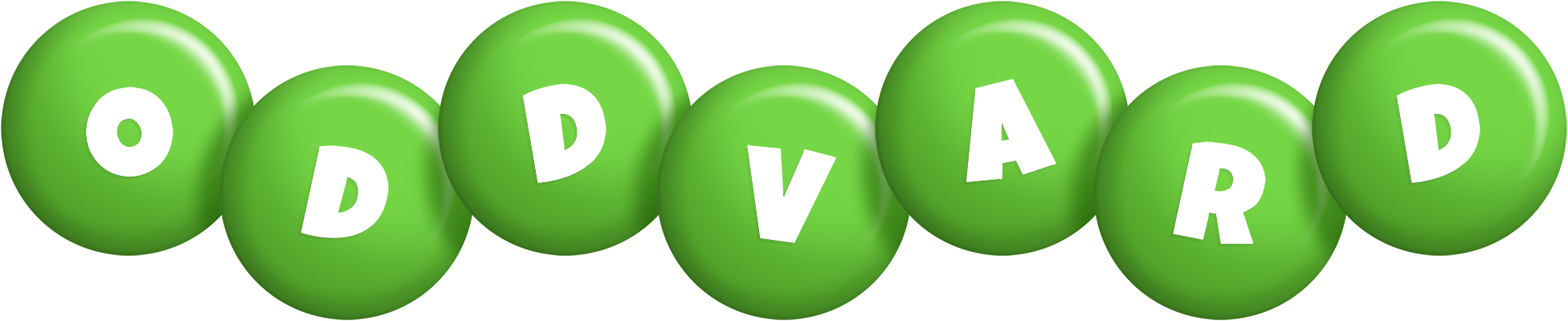 Oddvard candy-green logo