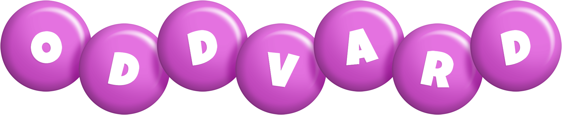 Oddvard candy-purple logo