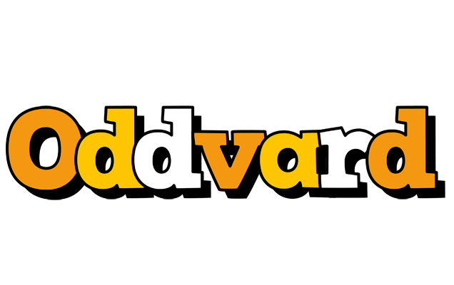 Oddvard cartoon logo