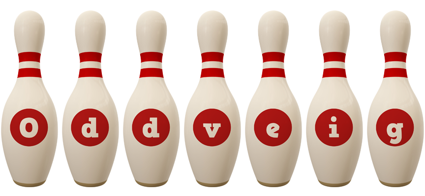Oddveig bowling-pin logo