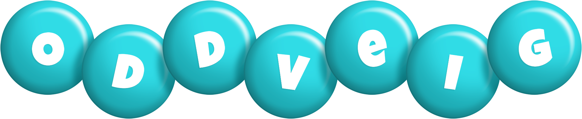 Oddveig candy-azur logo