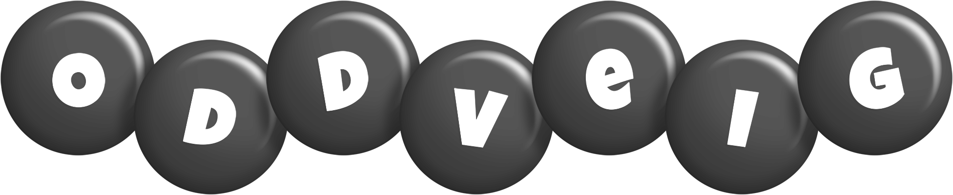 Oddveig candy-black logo