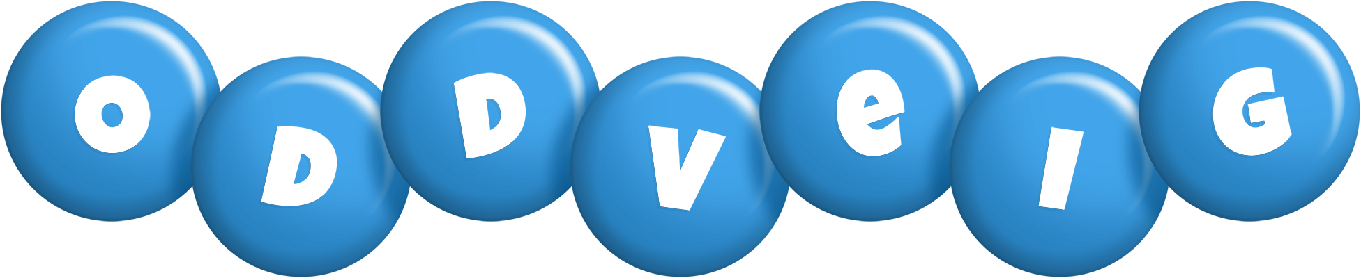 Oddveig candy-blue logo