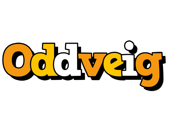 Oddveig cartoon logo