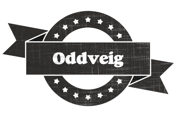 Oddveig grunge logo