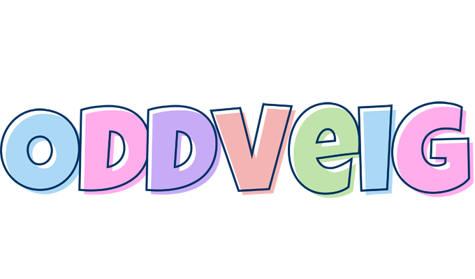 Oddveig pastel logo