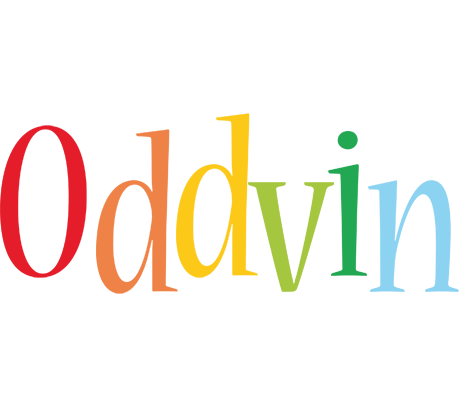 Oddvin birthday logo