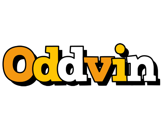 Oddvin cartoon logo