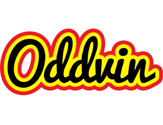 Oddvin flaming logo