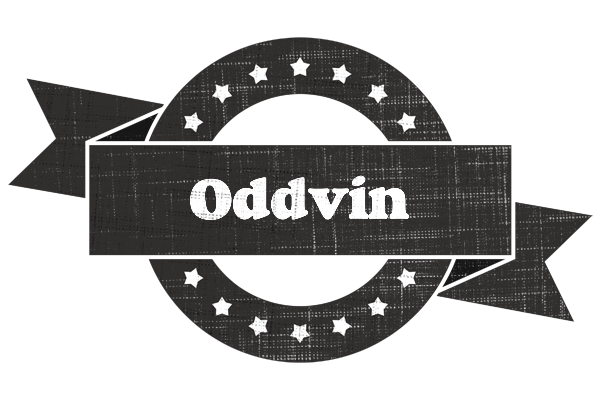 Oddvin grunge logo