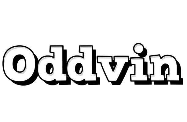 Oddvin snowing logo