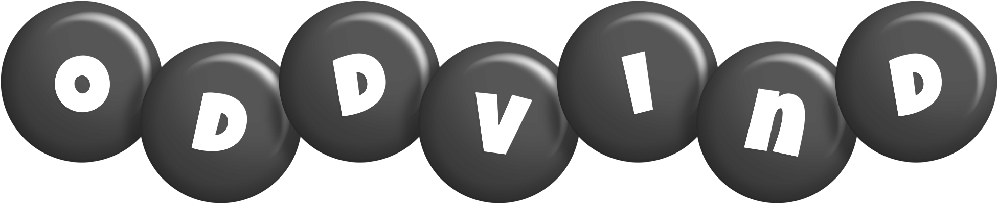 Oddvind candy-black logo