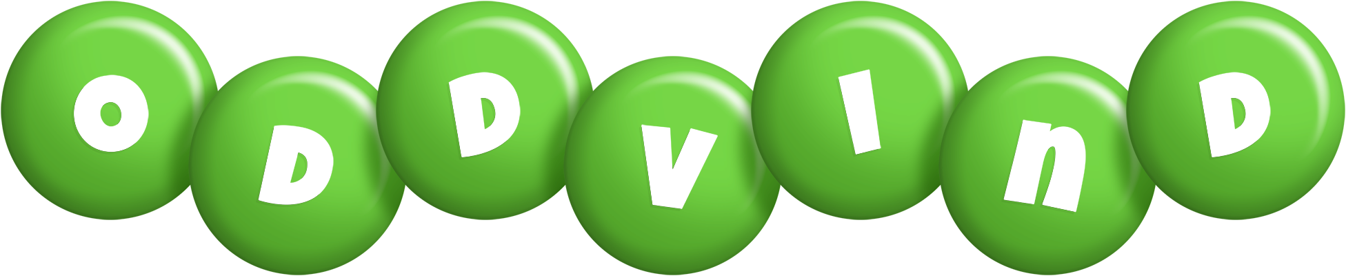 Oddvind candy-green logo