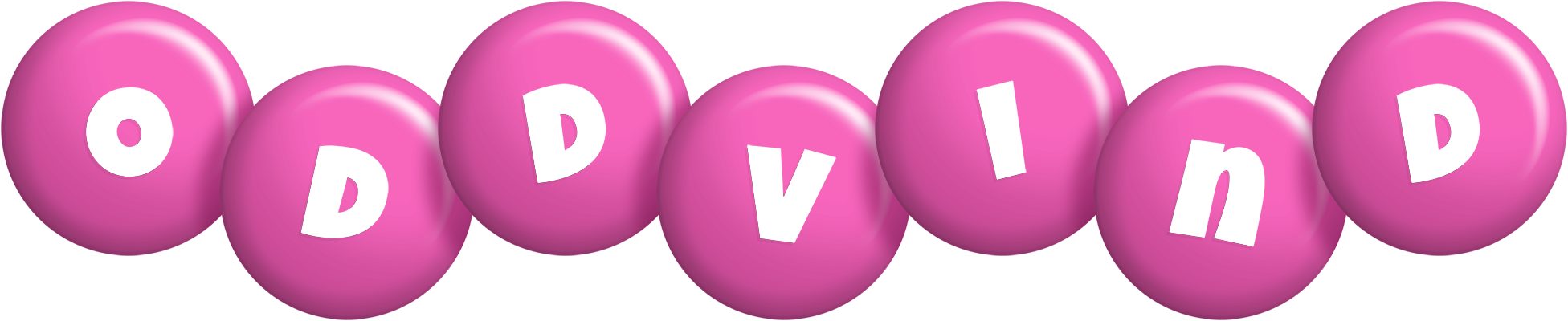 Oddvind candy-pink logo