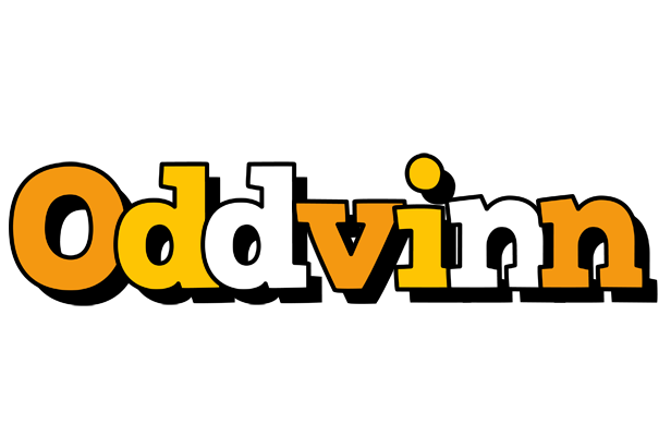 Oddvinn cartoon logo