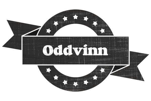 Oddvinn grunge logo