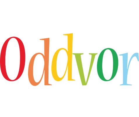 Oddvor birthday logo
