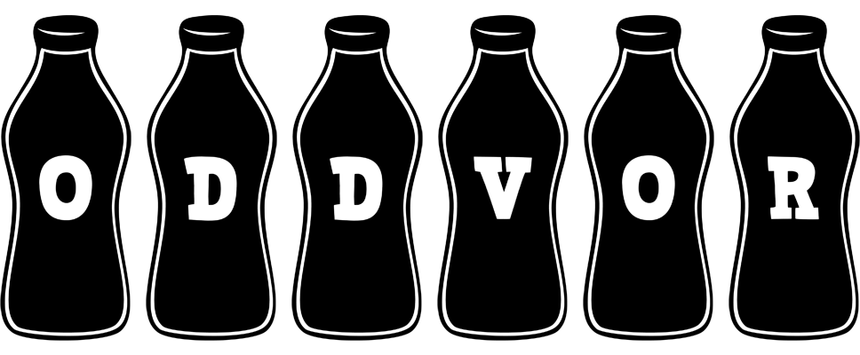 Oddvor bottle logo